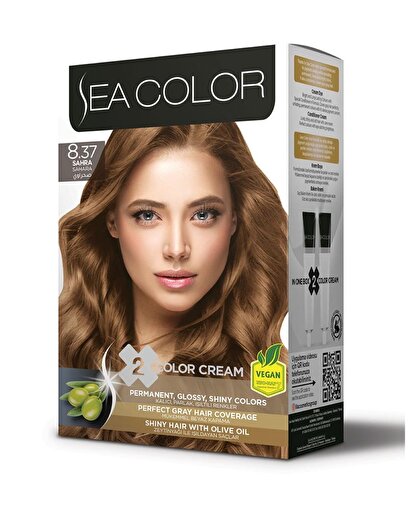 Picture of SEA COLOR HAIR DYE KIT 8.37