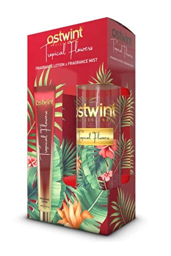 Picture of Ostwint Body Mist Fragrances Tropical Flower+ 50 Ml Body Lotion ( Gift)