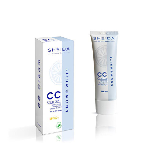 Sheida Snow White Leke Açıcı Cc Krem Spf 30+ 50 ml. ürün görseli