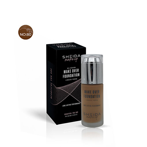 Picture of Sheida Make Over Foundation Liquid Form 40ML No:80