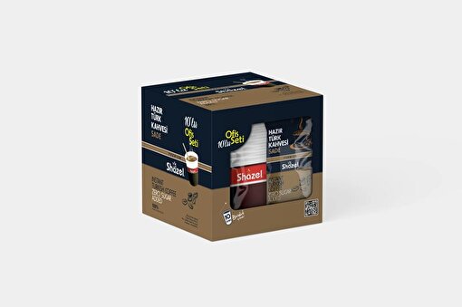 Picture of Shazel instant Turkish Coffee Sugar Free Office Set 7g X 10 Pieces X 12 Boxes X 1 Carton