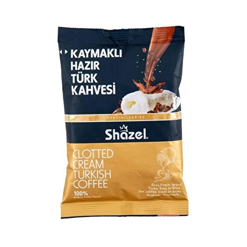 Picture of Shazel Cloted Cream instant Turkish Coffee 100g X 16 Pieces X 4 Boxes X 1 Carton
