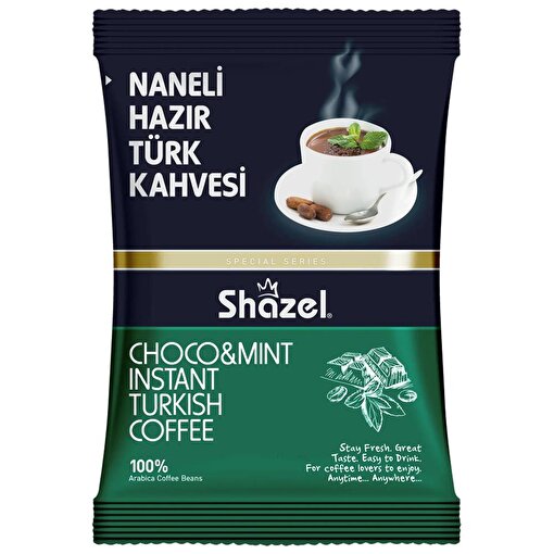 Picture of Shazel Choco And Mint instant Turkish Coffee 100g X 16 Pieces X 4 Boxes X 1 Carton