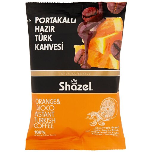 Picture of Shazel Choco And Orange instant Turkish Coffee 100g X 16 Pieces X 4 Boxes X 1 Carton