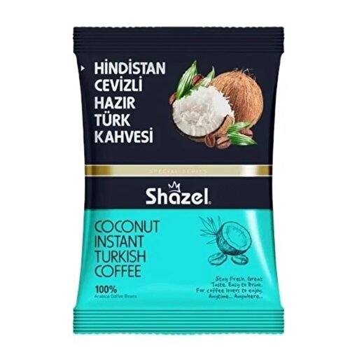 Picture of Shazel Coconut instant Turkish Coffee 100g X 16 Pieces X 4 Boxes X 1 Carton