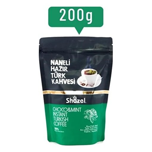 Picture of Shazel Choco And Mint instant Turkish Coffee Doypack 200g X 18 Pieces X 1 Carton