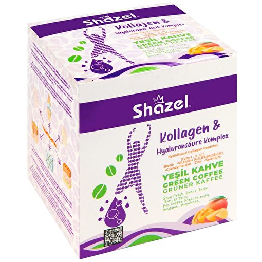Picture of Shazel Green Coffee With Collagen & Hyaluronic Acid Complex 10g X 12 Pieces X 8 Boxes X 1 Carton