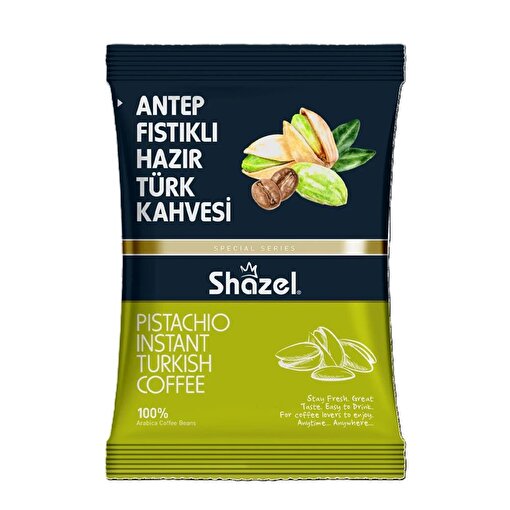 Picture of Shazel Pistachio instant Turkish Coffee 100g X 16 Pieces X 4 Boxes X 1 Carton
