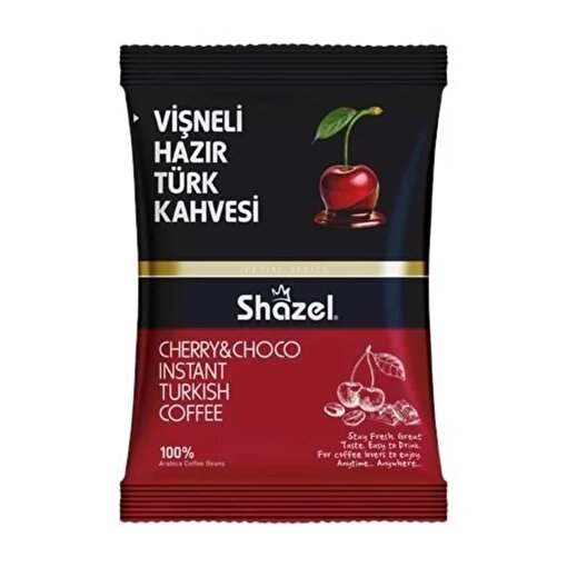 Picture of Shazel Cherry & Choco instant Turkish Coffee 100g X 16 Pieces X 4 Boxes X 1 Carton