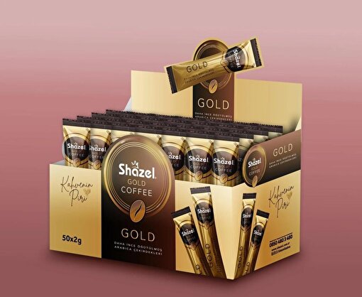Picture of Shazel instant Coffee Gold 2g X 50 Pieces X 20 Boxes X 1 Carton