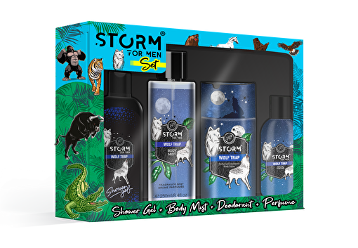 Picture of Storm Set Wolf Trap Shower Gel+Edp+Deodorant+Body Mist