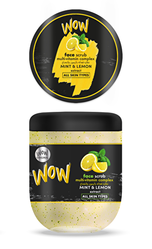 Picture of Wow Face Scrub Mint Lemon Extract 500 Ml  