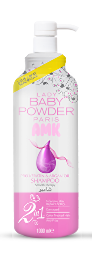 Picture of Lady Baby Powder Amk Shampoo 1000Ml Pink   