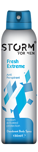 Picture of Storm Deodorant Spray For Men Anti Perspirant Fresh Extreme 150 Ml