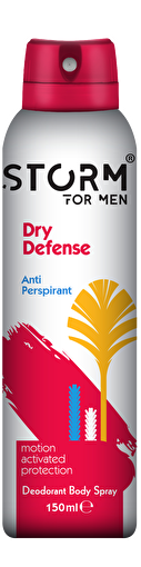 Picture of Storm Deodorant Spray For Men Anti Perspirant Dry Defense 150 Ml