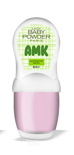 Picture of Lady Baby Powder Amk Anti-Prespiant Roll On Green 50 Ml