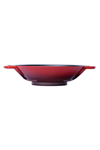 Picture of Sürel Cast iron wok pan   28 cm  red