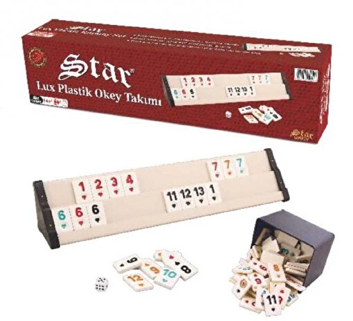 Star Lüks Plastik Okey Takımı. ürün görseli