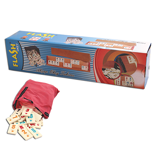 Picture of Star Flash Wooden Okey Set