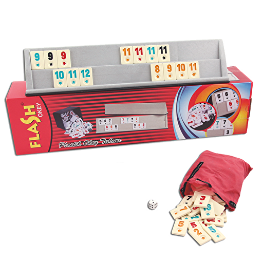 Picture of Star Flash Plastic Okey Set