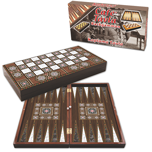 Picture of Star Cafe Backgammon Mother of Pearl