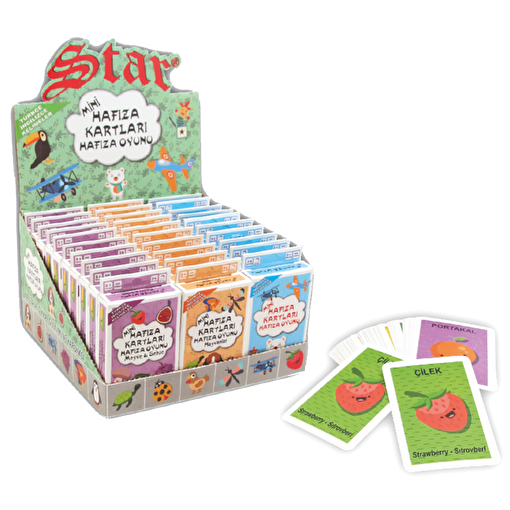 Picture of Star Memory Game Card