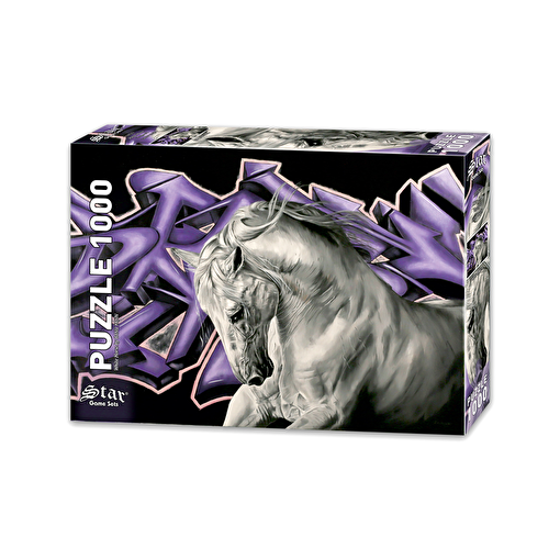 Picture of Star White Horse, 1000 Piece Puzzle