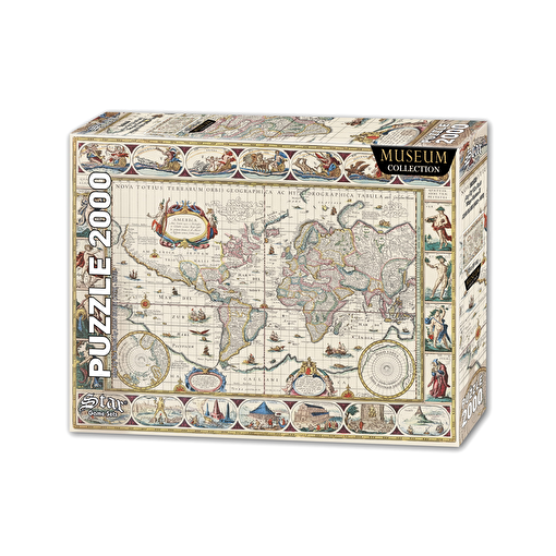 Picture of Star World Map II, 2000 Piece Puzzle