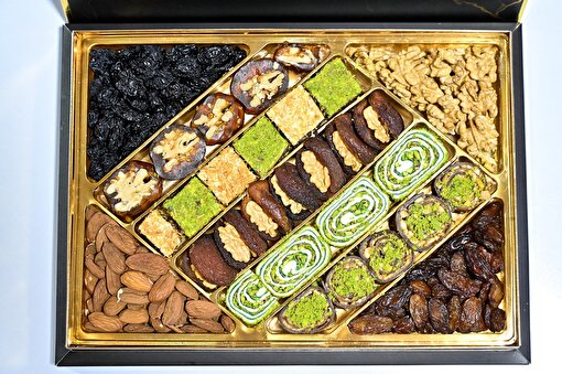 Tadım Dünyası Lüx Karışık Hediyelik Kuruyemiş & Lokum 900 gr 101. ürün görseli