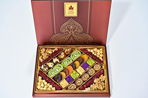 Tadım Dünyası Lüx Karışık Hediyelik Kuruyemiş & Lokum 850 gr 104. ürün görseli
