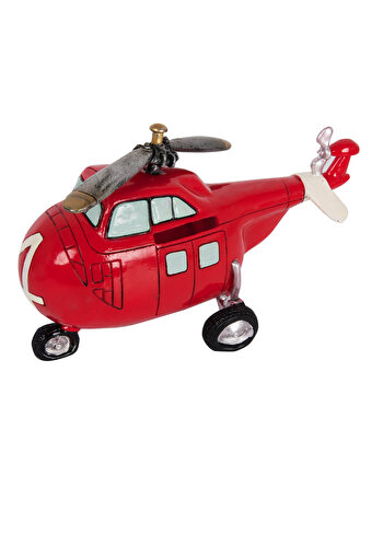 Nektar Helikopter Rezin Kumbara. ürün görseli