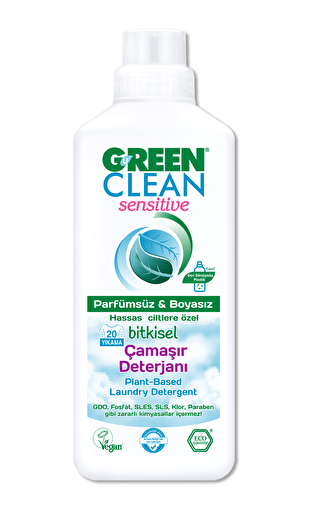 Picture of U Green Clean Sensitive Laundry Detergent 1000 Ml Unscented