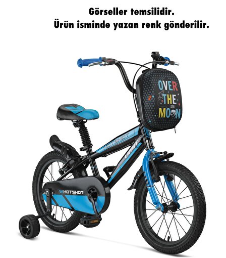 Ümit 1610 Hotshot Çantalı Çocuk Bisikleti 16 Jant Siyah-Sarı. ürün görseli