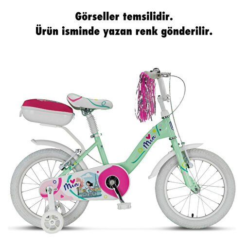 Ümit 1620 Mıa Çantalı Kız Çocuk Bisikleti 16 Jant Pembe. ürün görseli