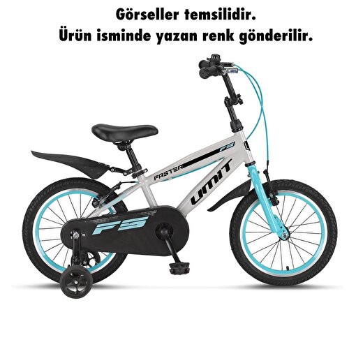 Ümit 1621 Faster St V Fren 16 Jant Çocuk bisikleti Gri Turkuaz. ürün görseli