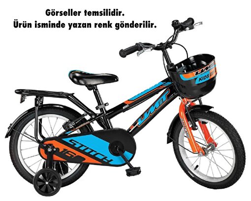 Ümit 1640 Stitch Erkek Atb 16 Jant Çocuk Bisikleti Antrasit. ürün görseli