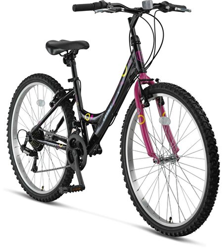 Ümit Bisiklet 2600 Colorado (Kadın) 26 Jant Dağ Bisikleti Siyah Pembe . ürün görseli