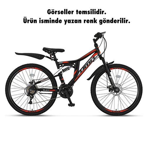 Ümit 2638 Blackrıder 2d Disk Fren Erkek Dağ Bisikleti  26 Jant 21 Vites Siyah Mavi. ürün görseli