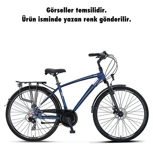 Ümit 2834 Ventura M-2D Disk Fren Erkek Şehir Bisikleti Md 510H 28 Jant 21 Vites Siyah-Kırmızı. ürün görseli