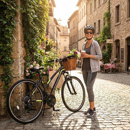 Ümit 2864 Magnetic Lady MSV 28 Jant 21 Vites V Fren Shimano Kadın Şehir Bisikleti Siyah Mint. ürün görseli