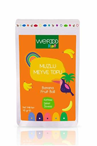 Picture of Wefood Kids Banana Fruit Balls - 45 Gr