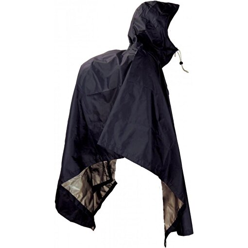 Jr Gear Hafif Su Geçirmez Panço Yağmurluk-SİYAH. ürün görseli