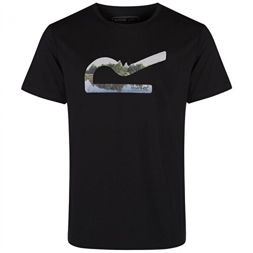 Regatta Fingal Erkek T-Shirt-SİYAH. ürün görseli