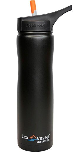 Eco Vessel Aqua Vessel Insulated Filtre Bottle Termos 0.70 Litre-SİYAH. ürün görseli