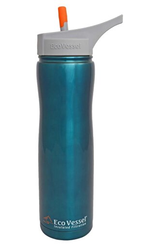 Eco Vessel Aqua Vessel Insulated Filtre Bottle Termos 0.70 Litre-MAVİ. ürün görseli