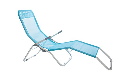 Andoutdoor Tumbona Katlanır Şezlong-Mavi. ürün görseli