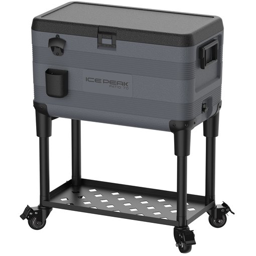 IcePeak Patio 70 Tekerlekli Raflı Buzluk 65.8 Litre. ürün görseli