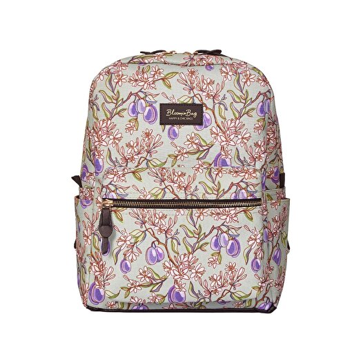 Plums in Bloom 13-14 inç Sırt Laptop / Macbook Çantası. ürün görseli