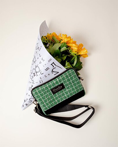 Bloominbag Shepherd Tweed Çapraz Çanta. ürün görseli