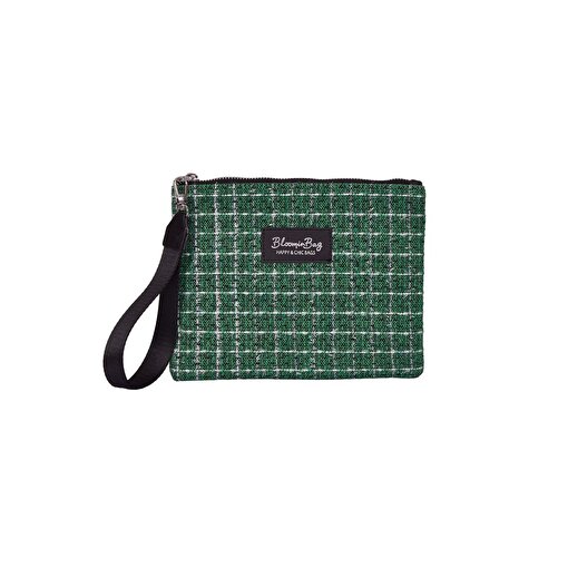 Bloominbag Shepherd Tweed Clutch Çanta. ürün görseli